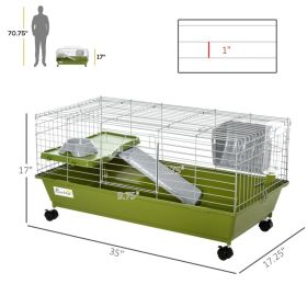 L Small Animal Cage (Option: Green 915x475x180 mm)