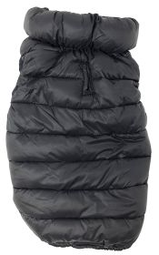 Pet Life 'Pursuit' Quilted Ultra-Plush Thermal Dog Jacket (Color: Black, size: X-LARGE)